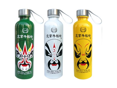 牛栏峪脸谱玻璃杯500ml*12