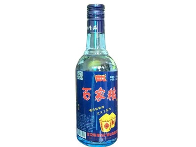 军旗百年百家粮酒（蓝瓶）42°250ml