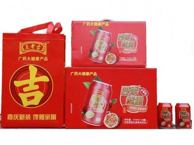 王老吉百香果维生素饮料310MLx24罐