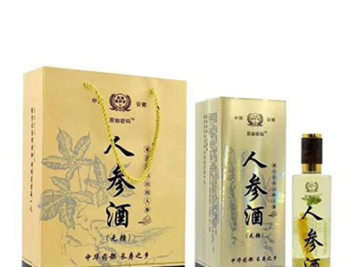 原始密码人参酒无糖42度500ml