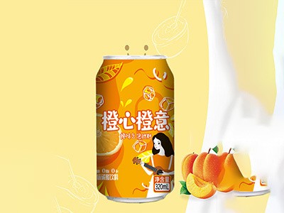 科维橙心橙意320ml