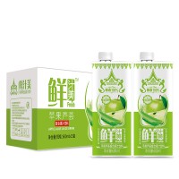 600ml方盒（鲜汁美）苹果芦荟