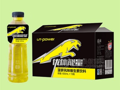 益和源 菠萝风味维生素饮料 600mlx15瓶