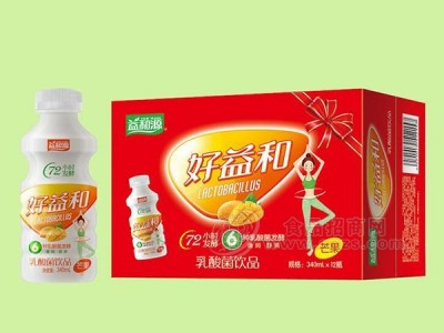 益和源芒果乳酸菌饮品340mlx12瓶