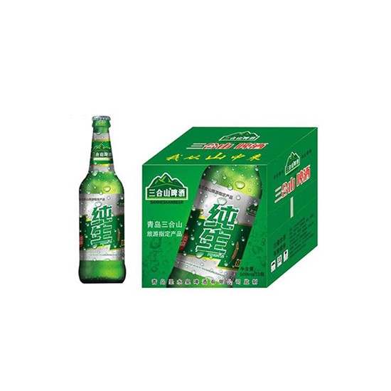 三合山纯生啤酒