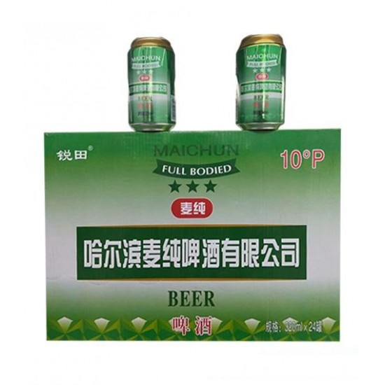 麦纯啤酒328mlx24罐