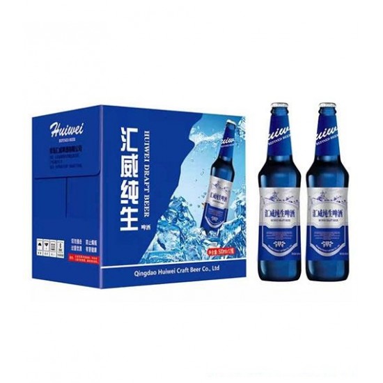汇威纯生啤酒500mlx12瓶