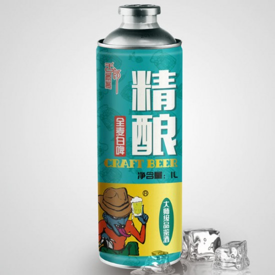 舌郎精酿全麦白啤1L