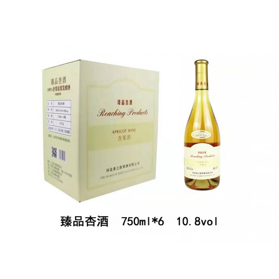 臻品杏酒750ml*6（10.8度）