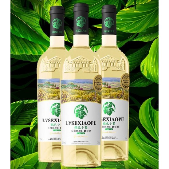 绿色小葡S6甜白葡萄酒