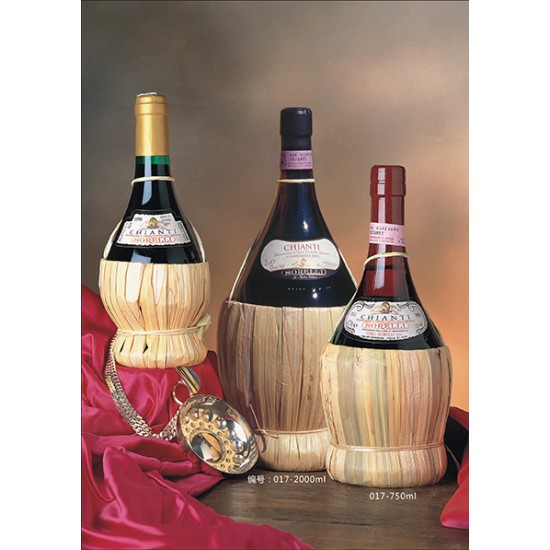 草编康帝红葡萄酒