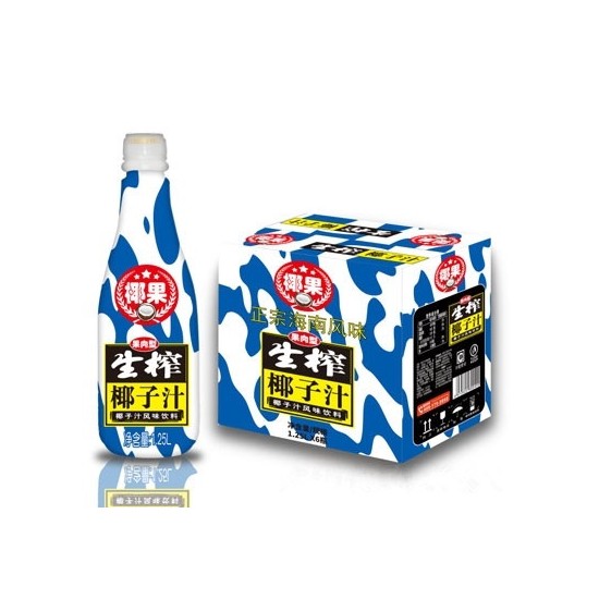 椰果生榨椰子汁1.25LX6（瓶）