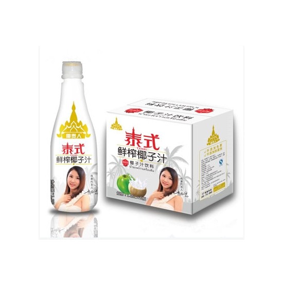 椰贵人泰式鲜榨椰子汁植物蛋白饮料1.25LX6