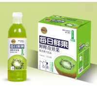 鲜点子每日鲜果鲜榨奇异果复合果汁饮品1.25LX6
