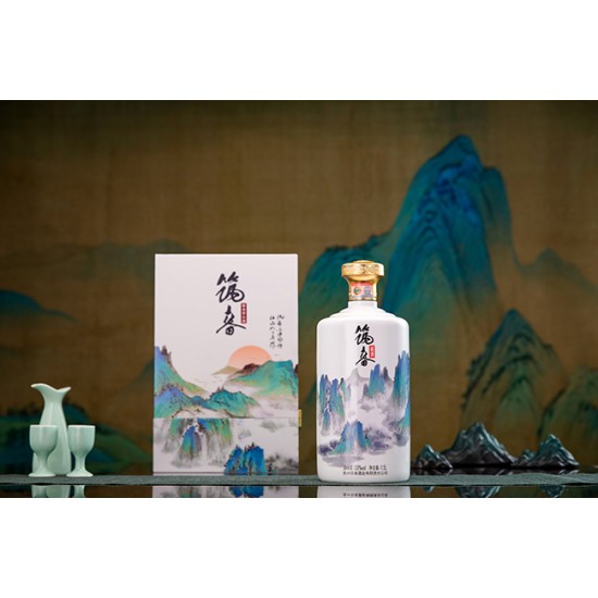 筑春江山如画 酱香型白酒 1.5L