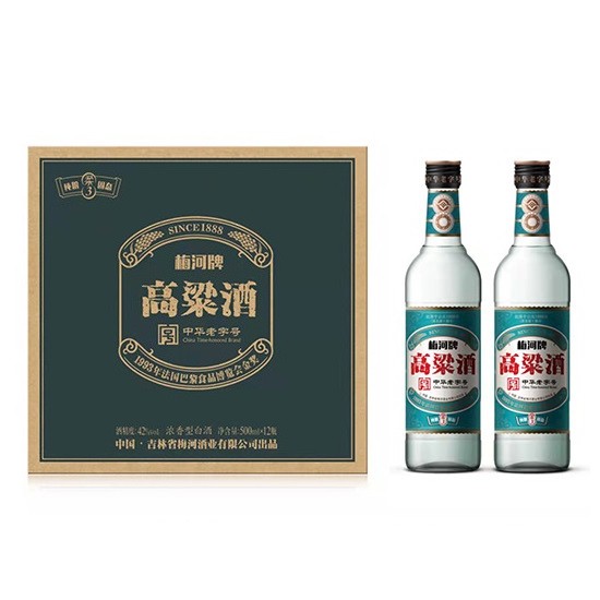 梅河牌高粱酒柔3 浓香型白酒【42° 500ml】