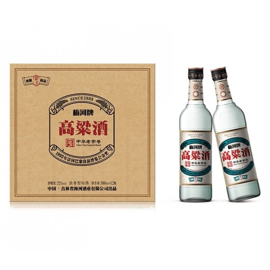 梅河牌高粱酒柔3 浓香型白酒【52° 500ml】