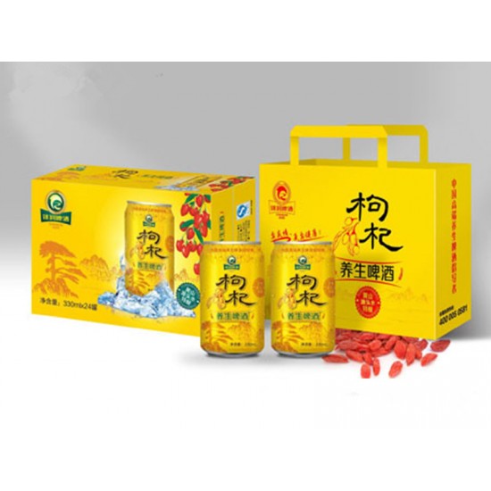 臻润枸杞养生啤酒【10度 330ml】