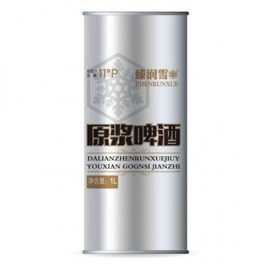 臻润雪原浆啤酒【11° 1L】