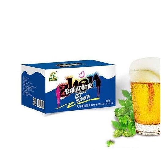 臻润啤酒臻有话对你说248ml×24瓶